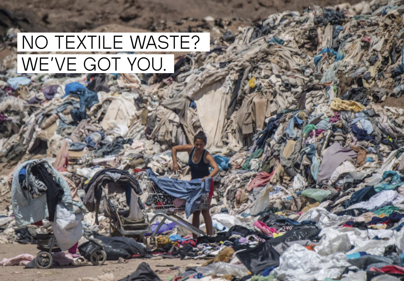 YES statiegeld, NO textile waste