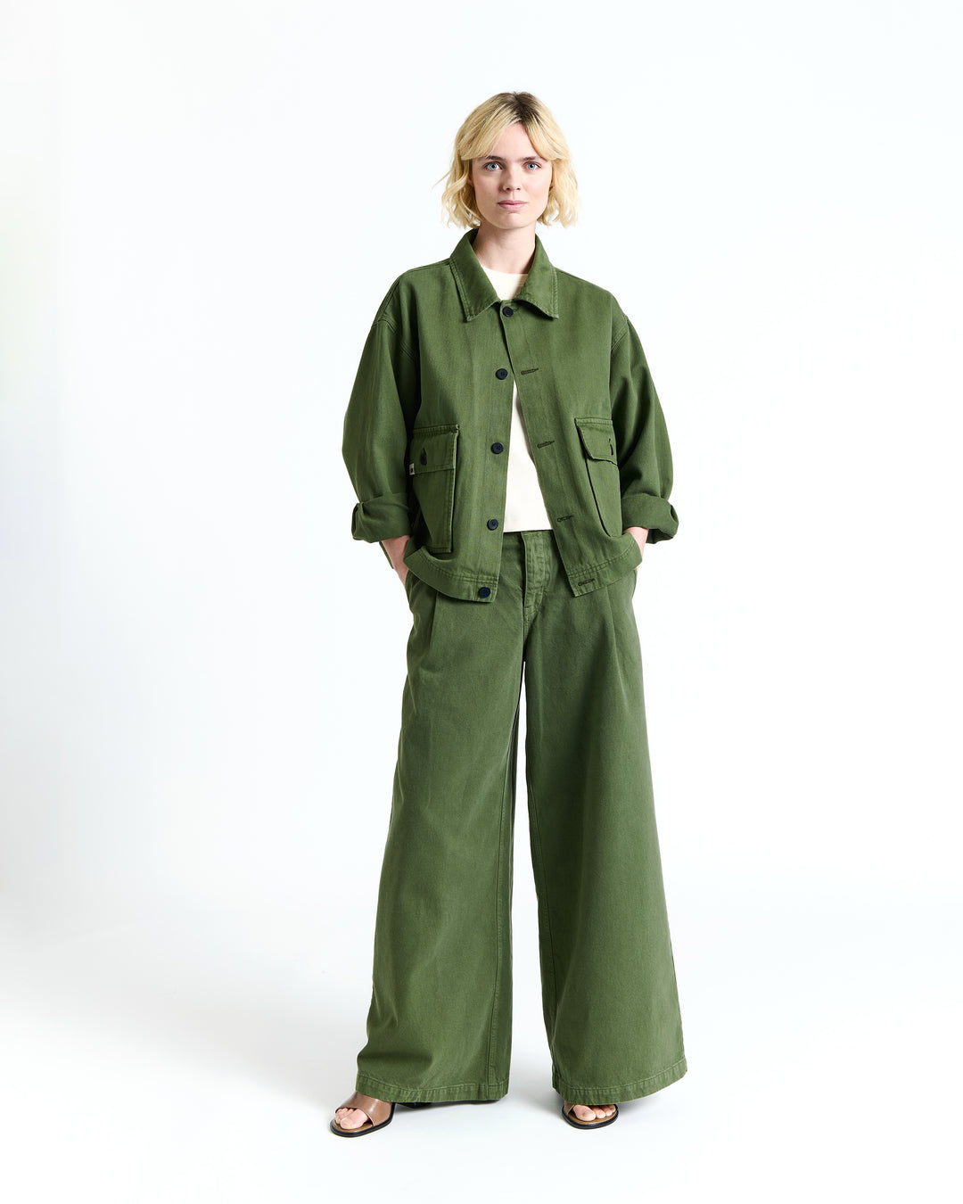 New Optimist womenswear Axt | Oversized twill jacket Jacket