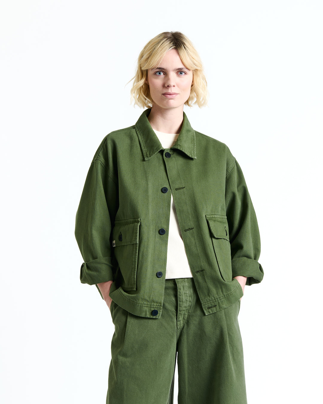 New Optimist womenswear Axt | Oversized twill jacket Jacket