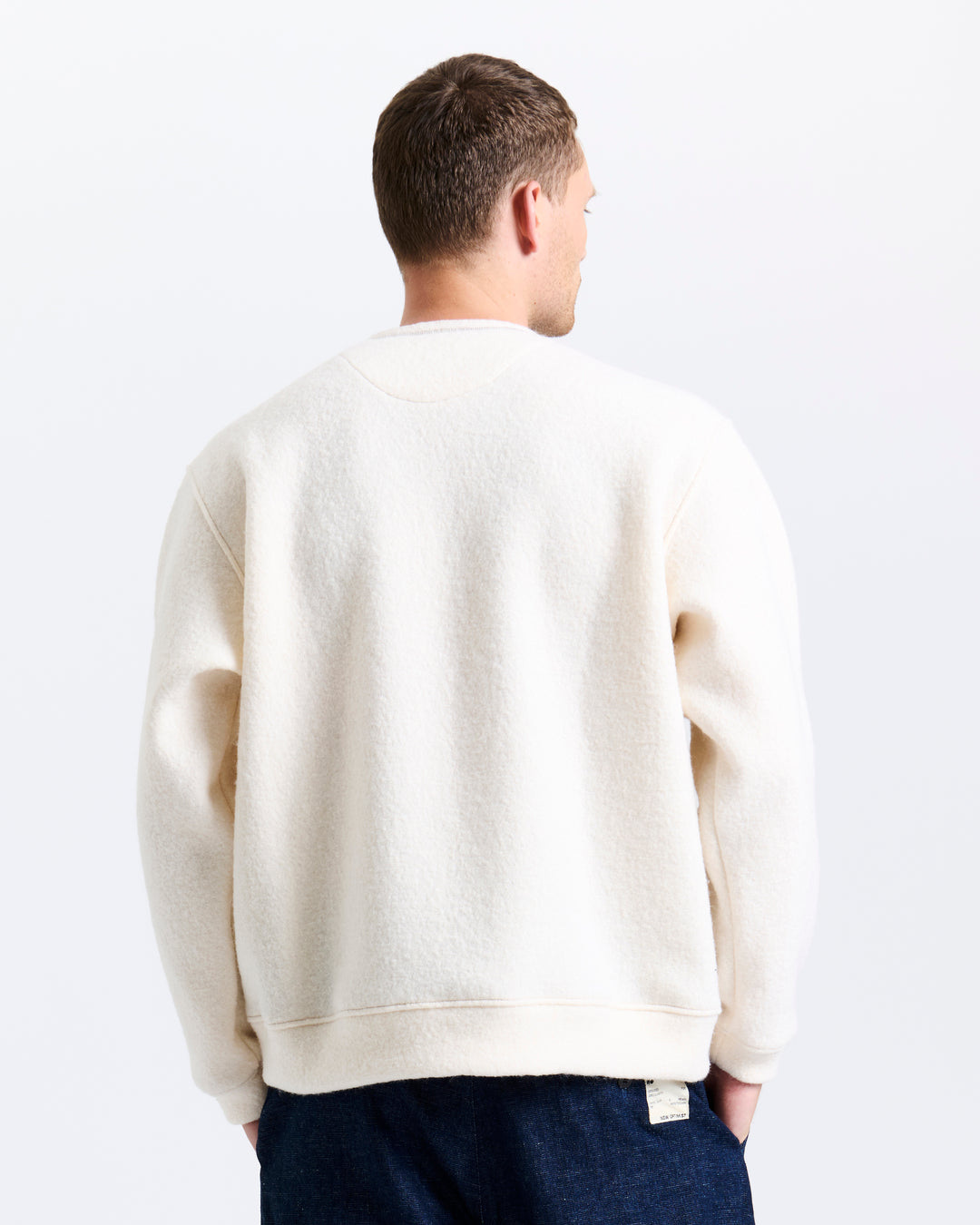 New Optimist menswear Cadz | Oversized wool crewneck Crewneck