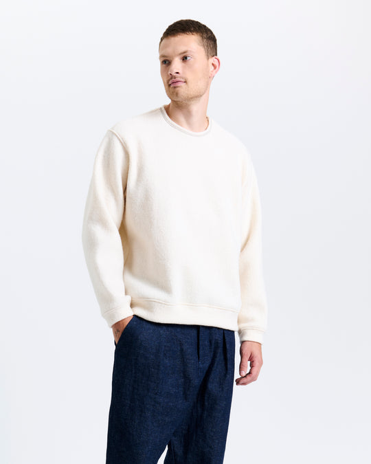 New Optimist menswear Cadz | Oversized wool crewneck Crewneck