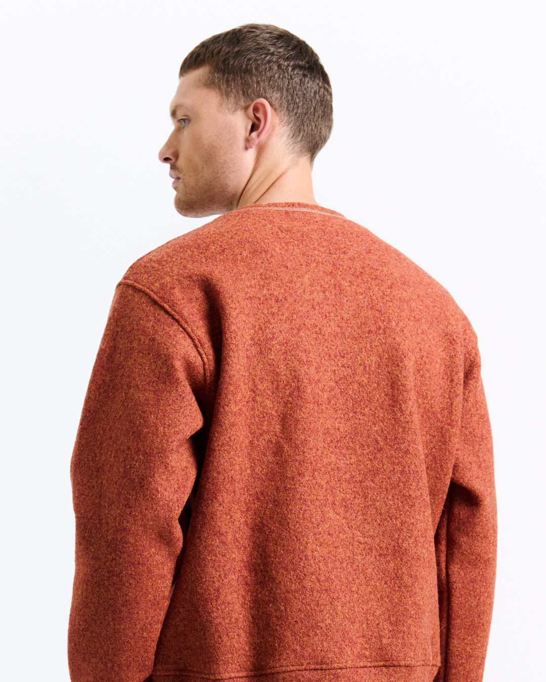 New Optimist menswear Cadz | Oversized wool crewneck Crewneck