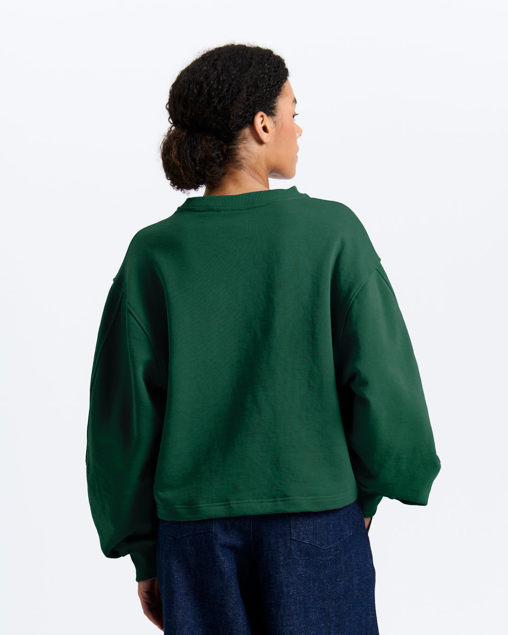 New Optimist womenswear Duis | balloon sleeved sweat Crewneck