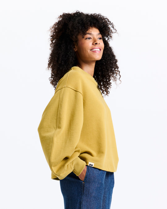 New Optimist womenswear Duis | balloon sleeved sweat Crewneck