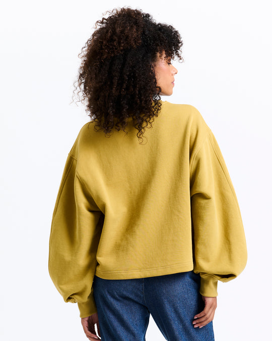 New Optimist womenswear Duis | balloon sleeved sweat Crewneck