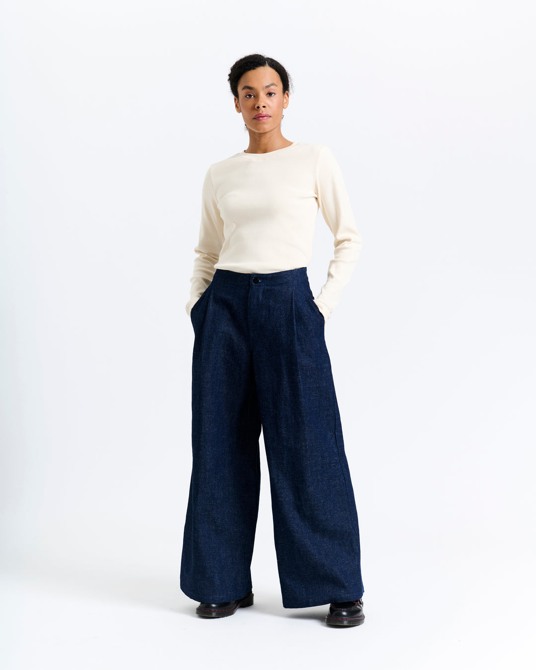 New Optimist womenswear Eeth | pleated pants Pants