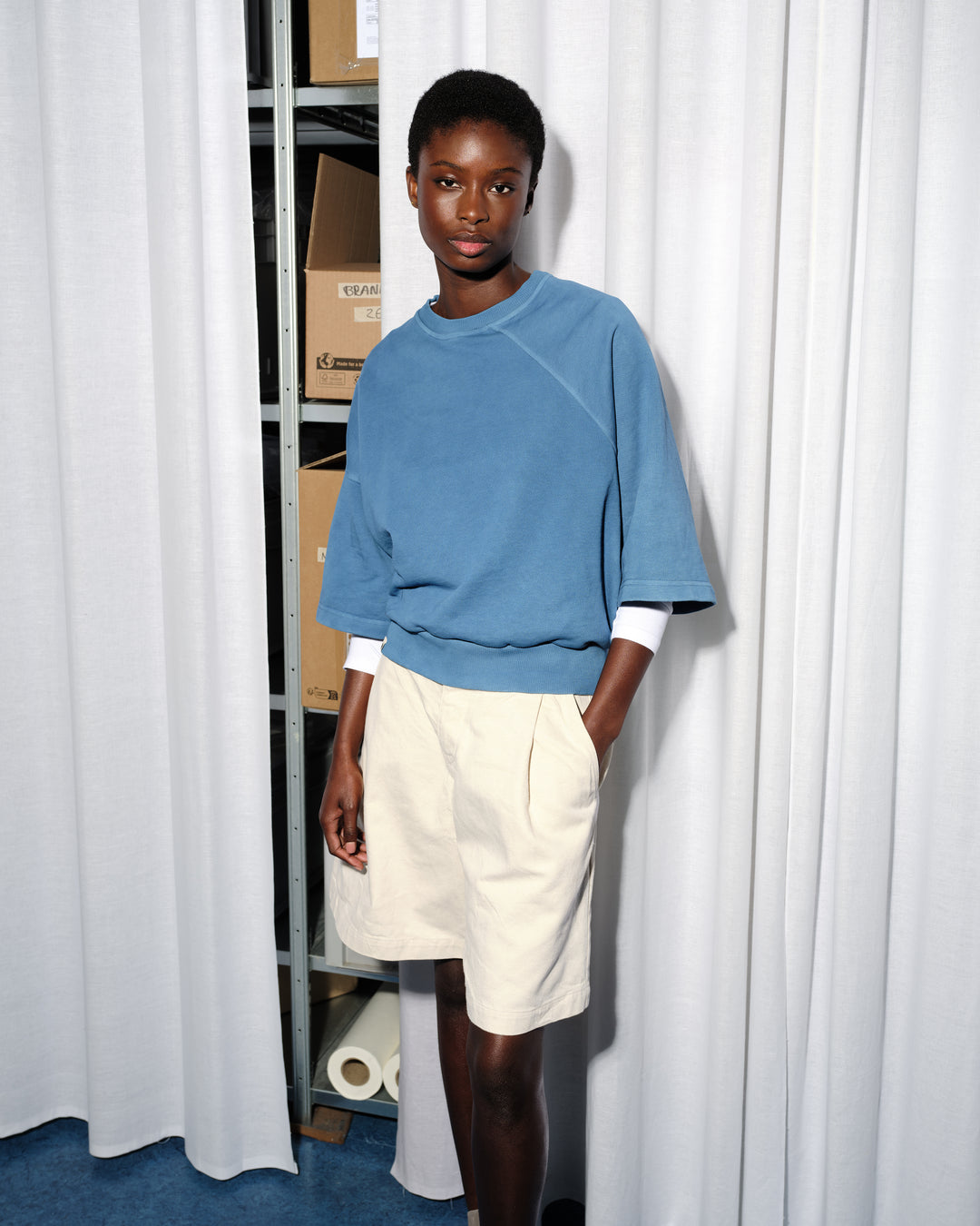 New Optimist womenswear Eef | Natural dyed crewneck Crewneck