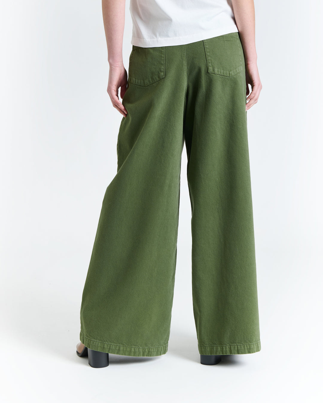 New Optimist womenswear Eeth | Wide-leg pleated pant Pants