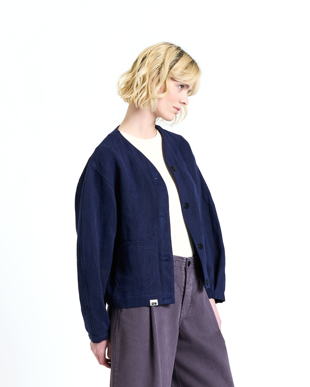 New Optimist womenswear Faan | Hemp bomber jacket Jacket