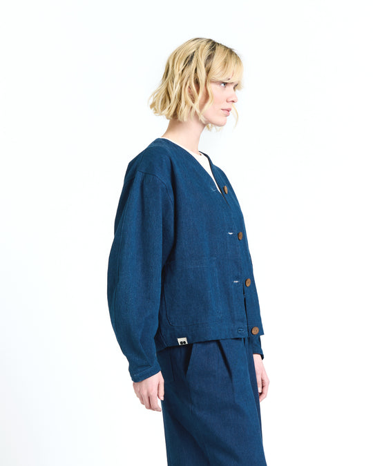 New Optimist womenswear Faan | Hemp bomber jacket Jacket