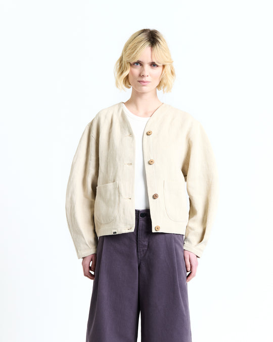 New Optimist womenswear Faan | Hemp bomber jacket Jacket