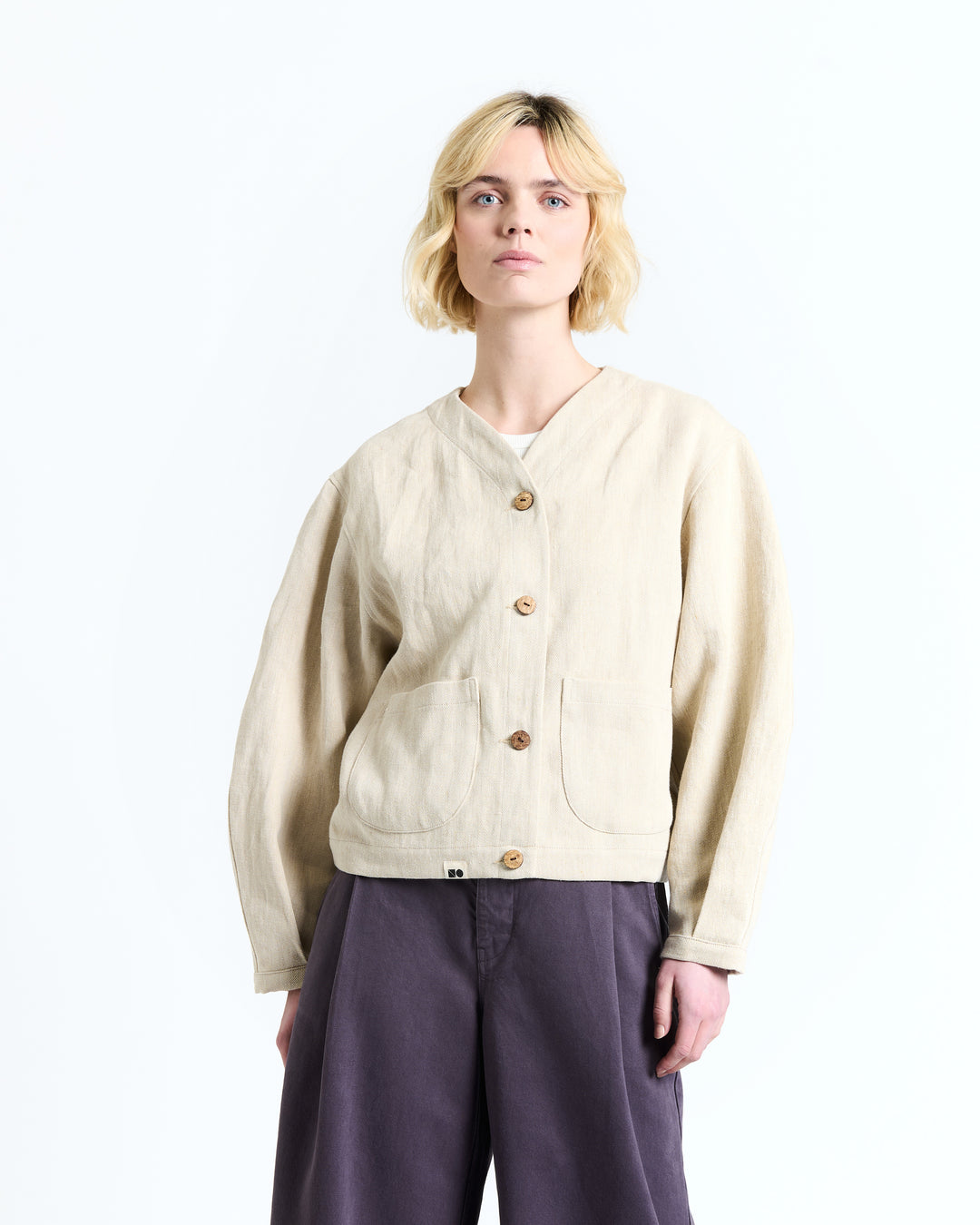 New Optimist womenswear Faan | Hemp bomber jacket Jacket