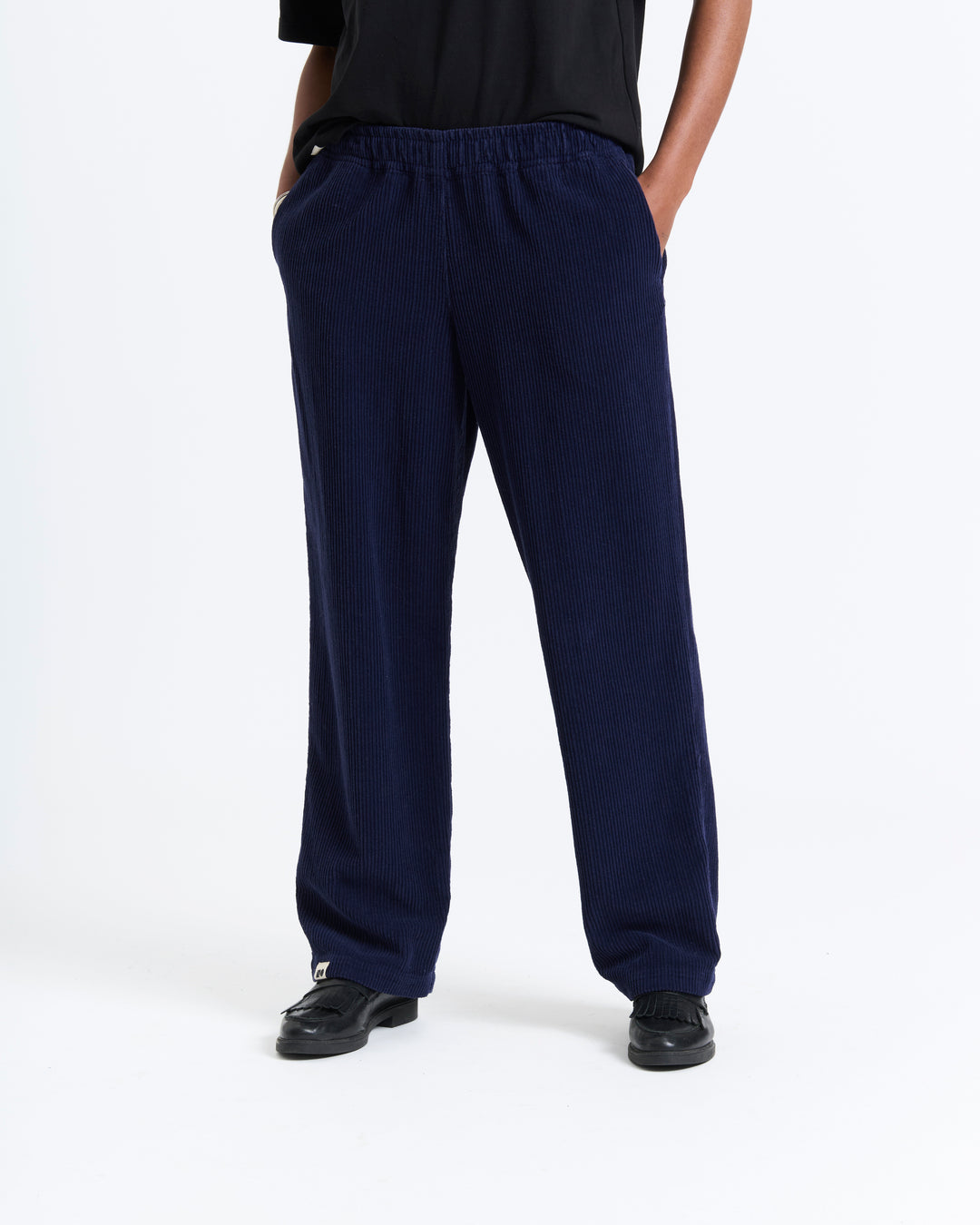 New Optimist womenswear Gein | Corduroy pull-up pant Pants