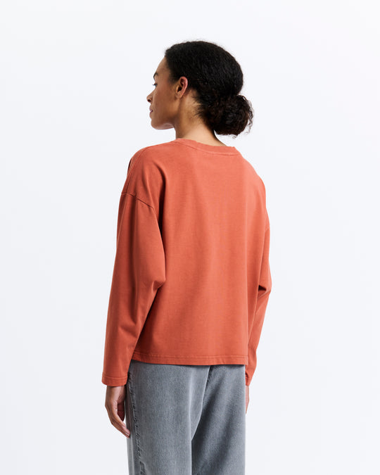 New Optimist womenswear Gras | Sculpt silhouette longsleeve Shirt