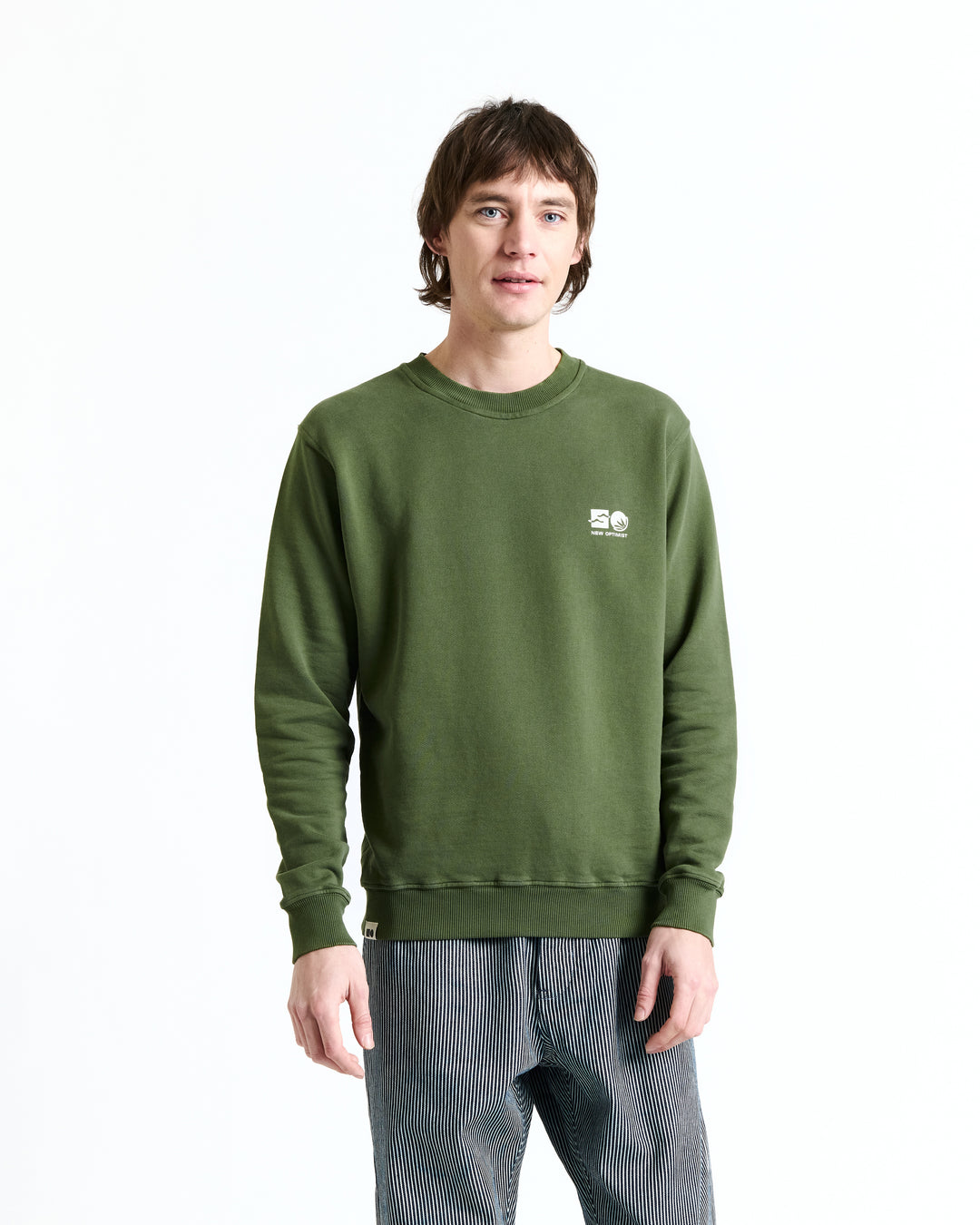 New Optimist menswear Hens | Regular fit crewneck Crewneck