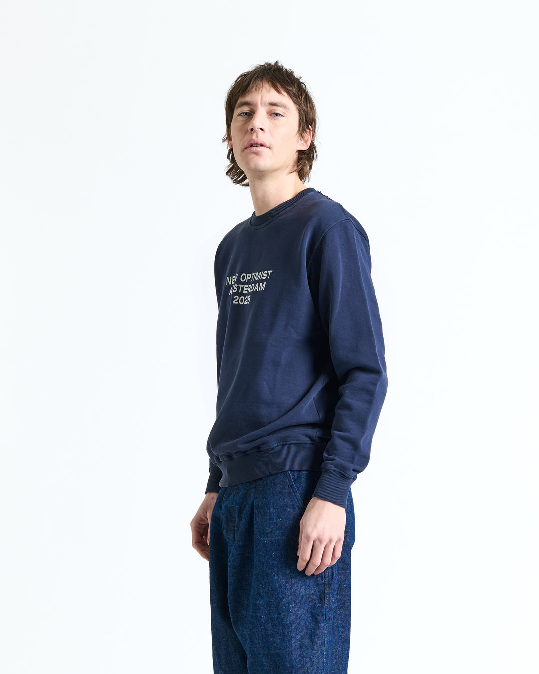 New Optimist menswear Hens | Regular fit crewneck Crewneck