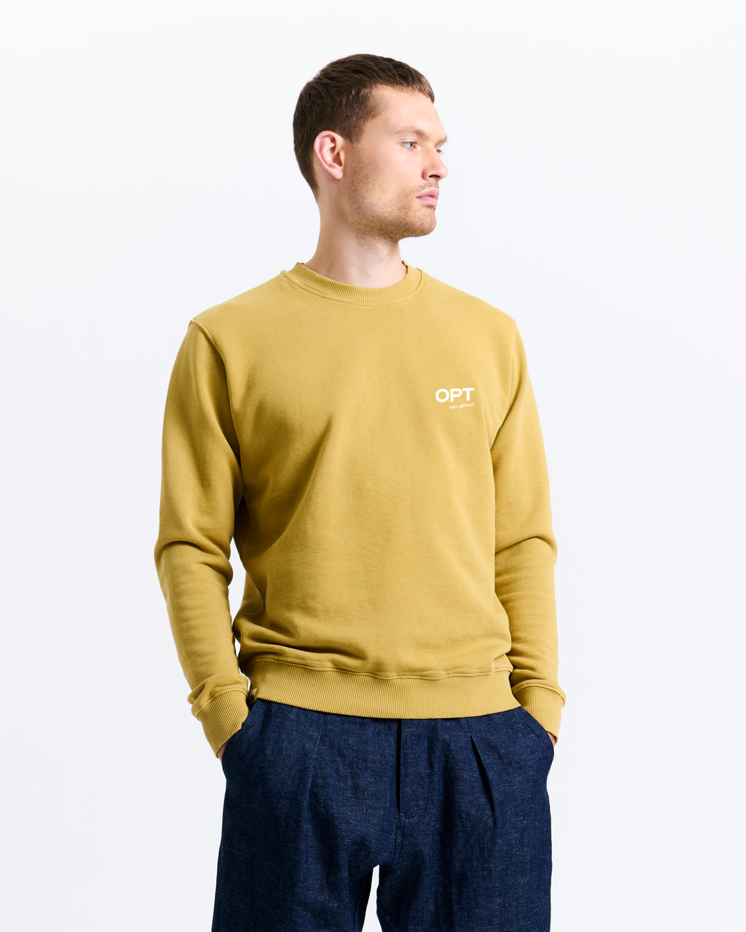 New Optimist menswear Hens | Regular fit crewneck Crewneck