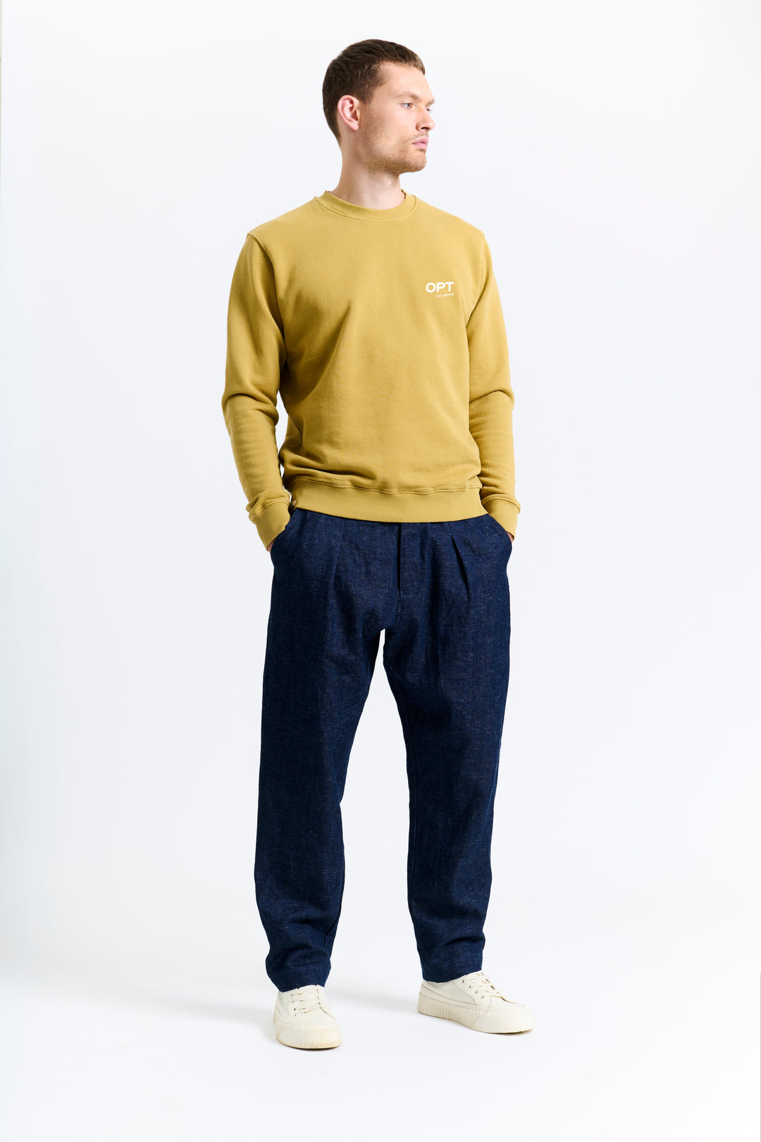 New Optimist menswear Hens | Regular fit crewneck Crewneck