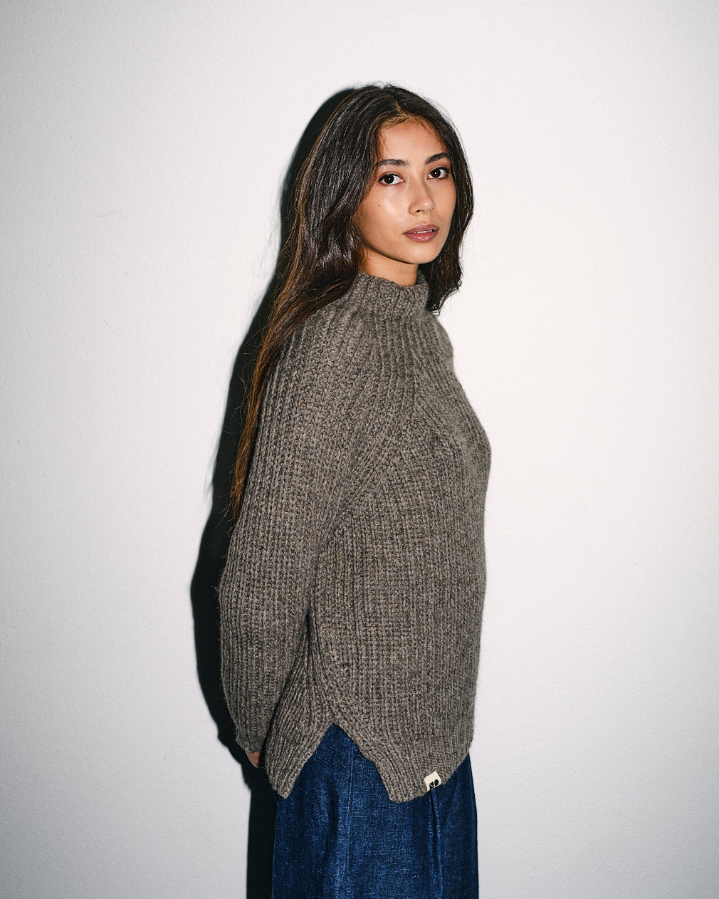 New Optimist womenswear Hulst | Knitted sweater Crewneck