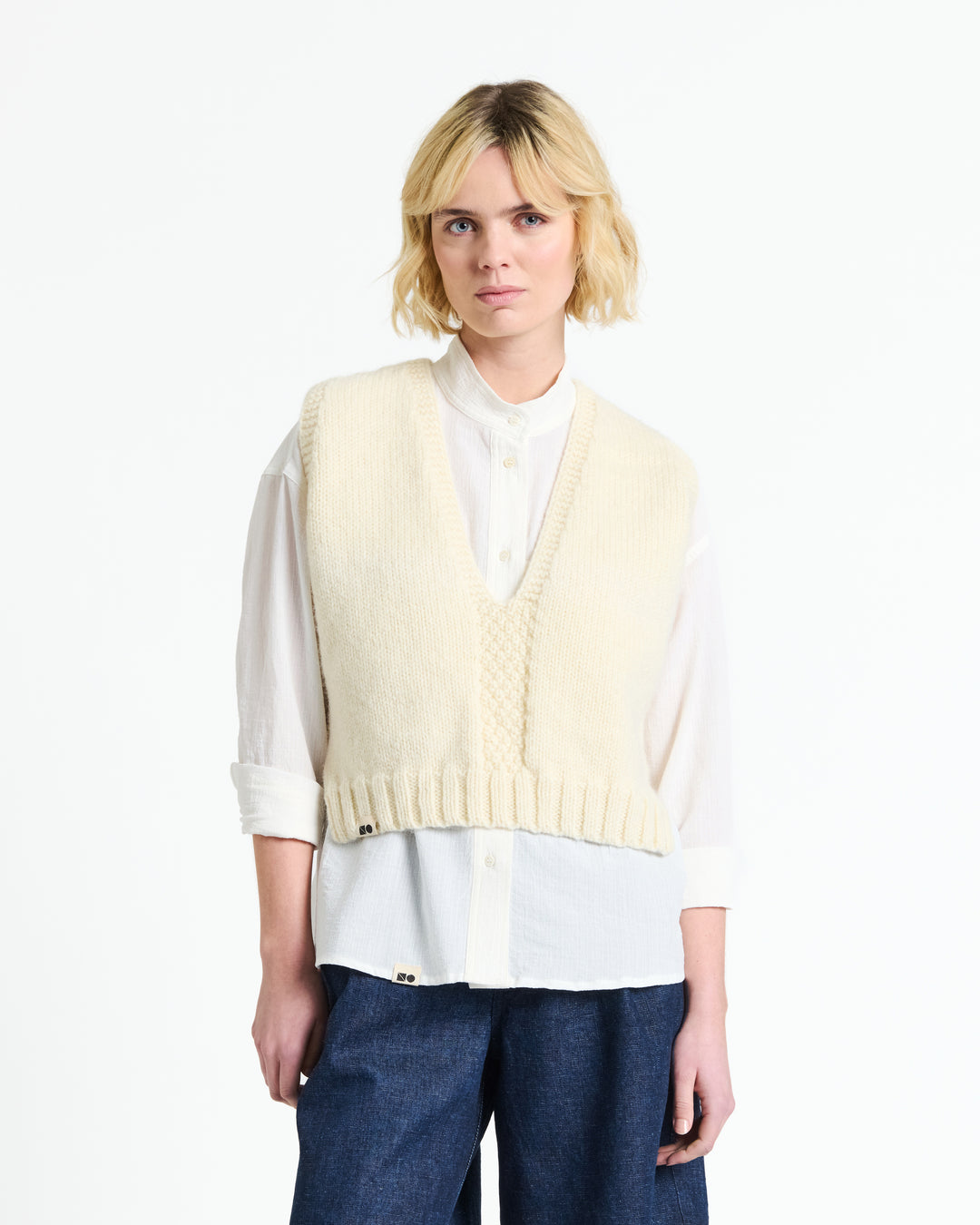 New Optimist womenswear Jisp | Knitted spencer Vest