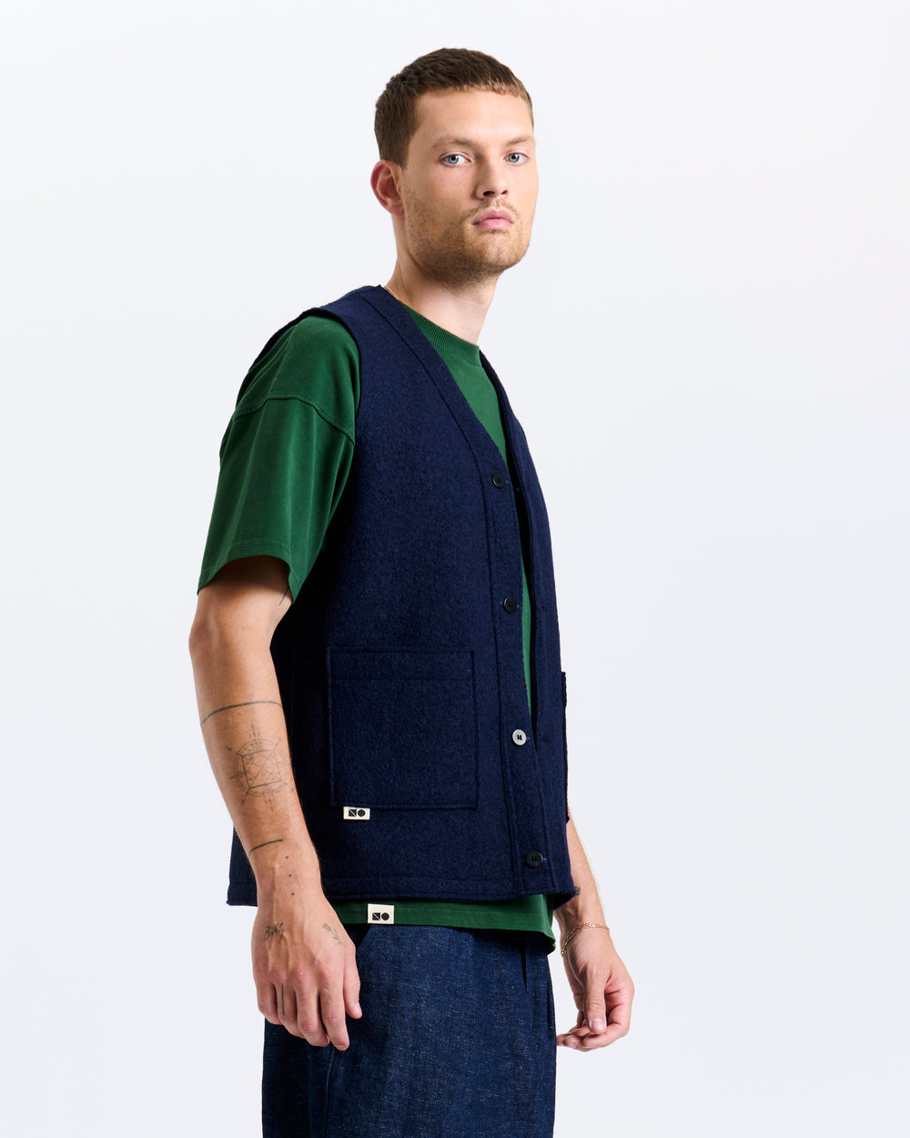 New Optimist menswear Lier | Wool waistcoat Vest