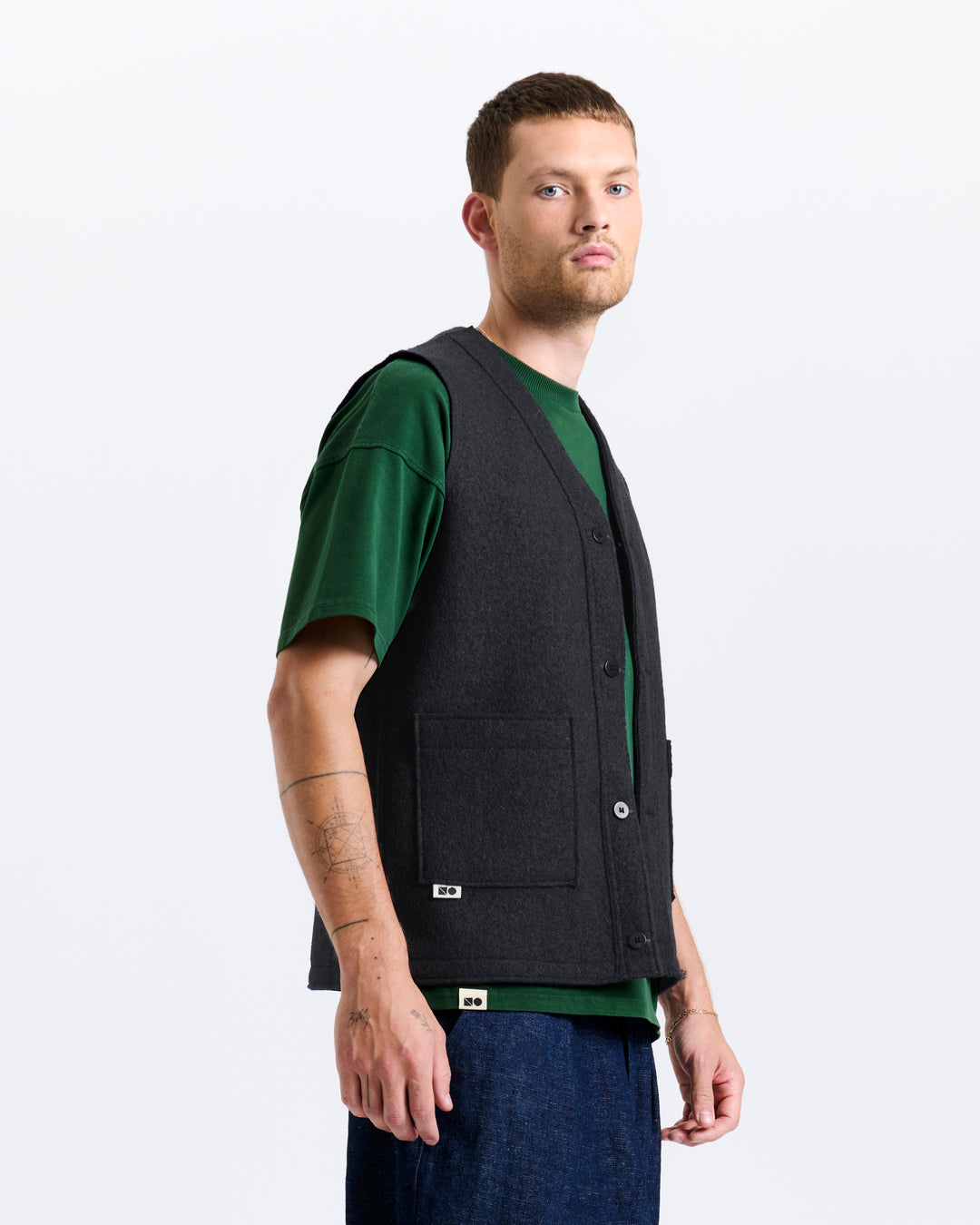 New Optimist menswear Lier | Wool waistcoat Vest