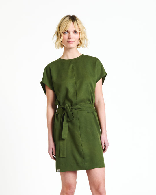 New Optimist womenswear Linde | Flowy wrap dress Dress