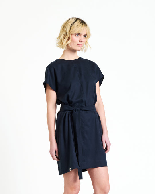 New Optimist womenswear Linde | Flowy wrap dress Dress