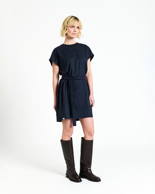 New Optimist womenswear Linde | Flowy wrap dress Dress