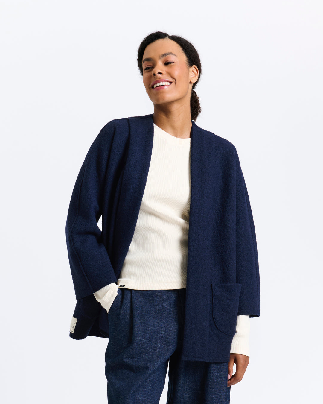 New Optimist womenswear Moer | Wool kimono Wool kimono