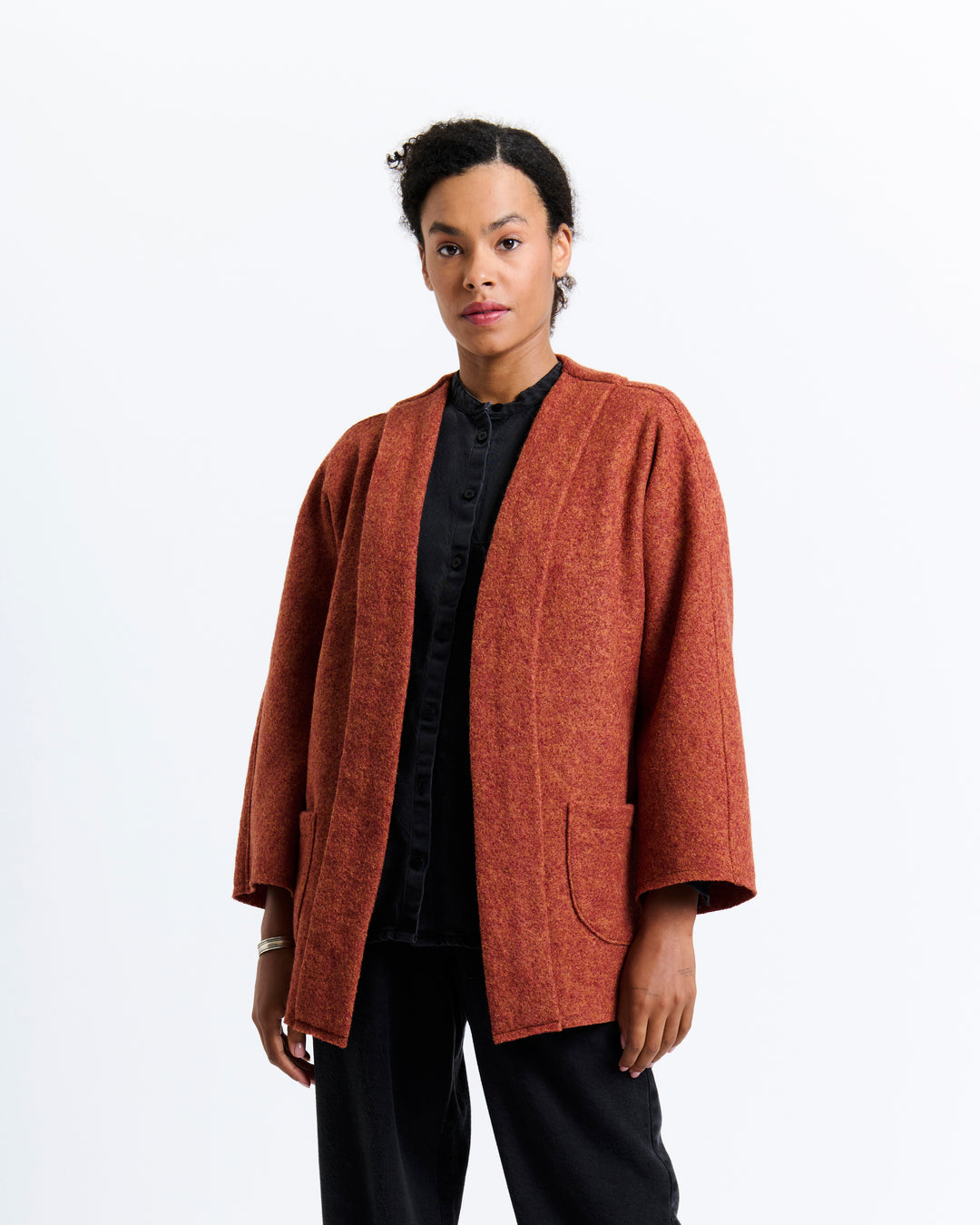 New Optimist womenswear Moer | Wool kimono Wool kimono