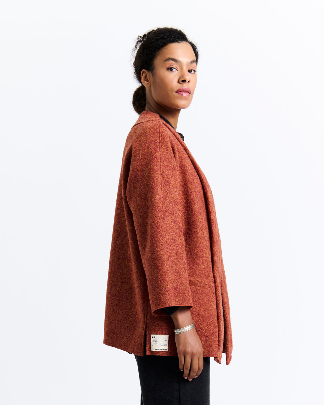 New Optimist womenswear Moer | Wool kimono Wool kimono