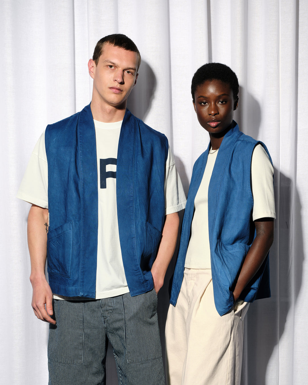 New Optimist menswear Mook Kimono vest