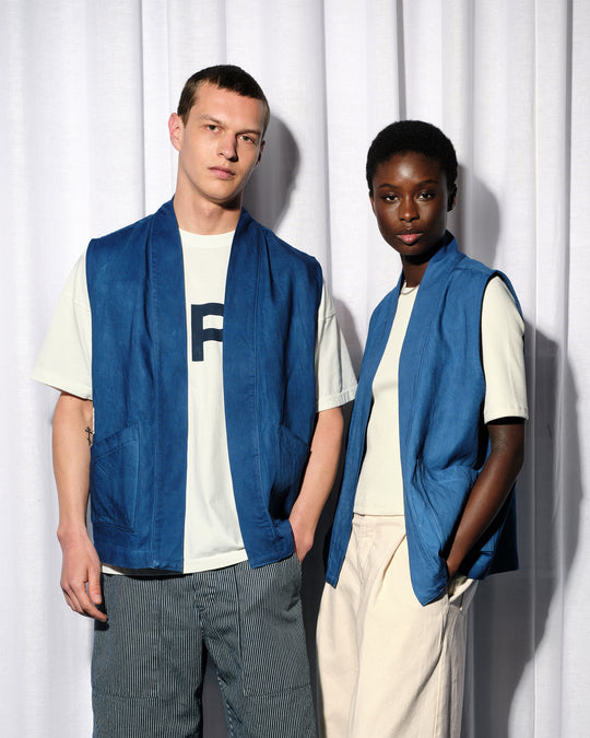 New Optimist menswear Mook Kimono vest