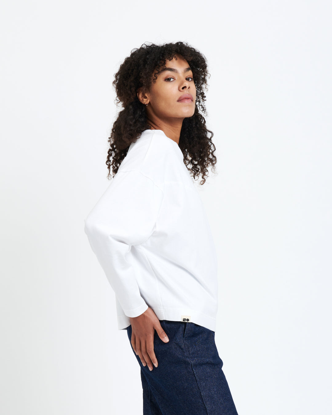 New Optimist womenswear Sculpt silhouette T-shirt Longsleeve