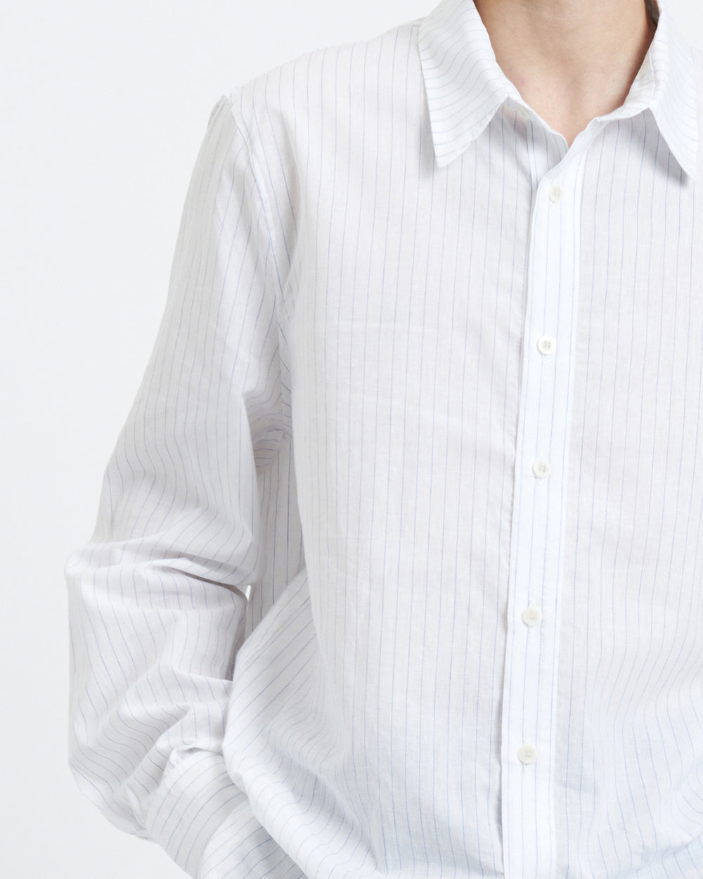 New Optimist menswear Primo | Relaxed pinstripe shirt Blouse
