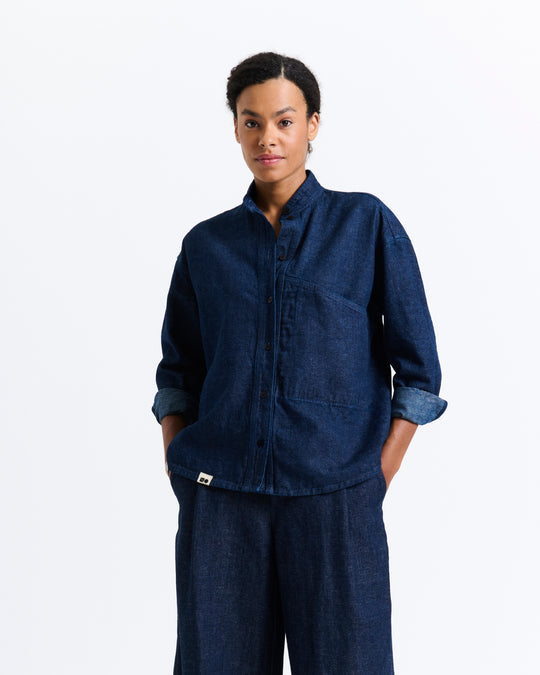 New Optimist womenswear Schie | Relaxed denim shirt 