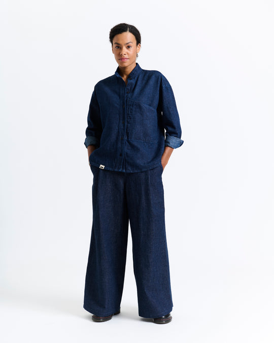 New Optimist womenswear Schie | Relaxed denim shirt 