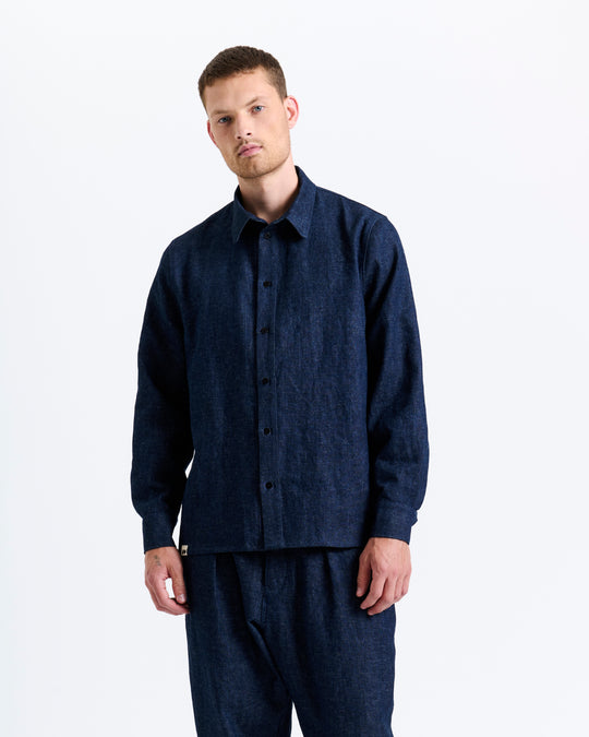 New Optimist menswear Sluis | Relaxed denim shirt Blouse