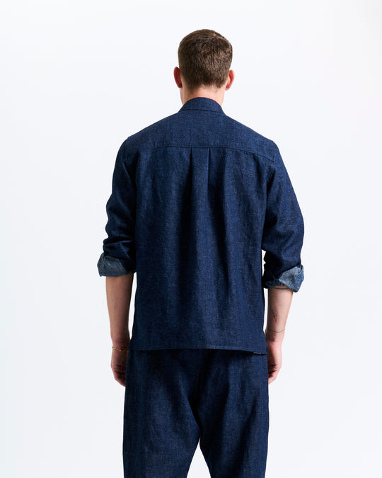 New Optimist menswear Sluis | Relaxed denim shirt Blouse