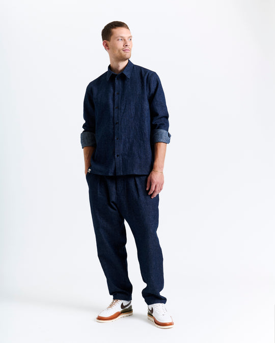 New Optimist menswear Sluis | Relaxed denim shirt Blouse