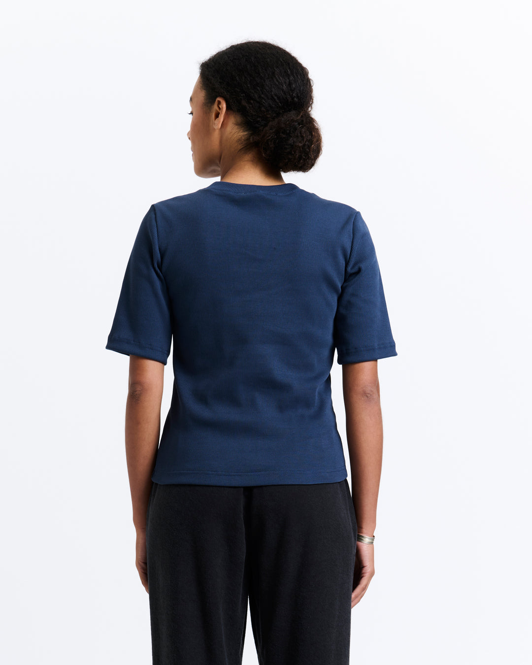 New Optimist womenswear Spa | Regular 3/4 ribbed tee T-shirt