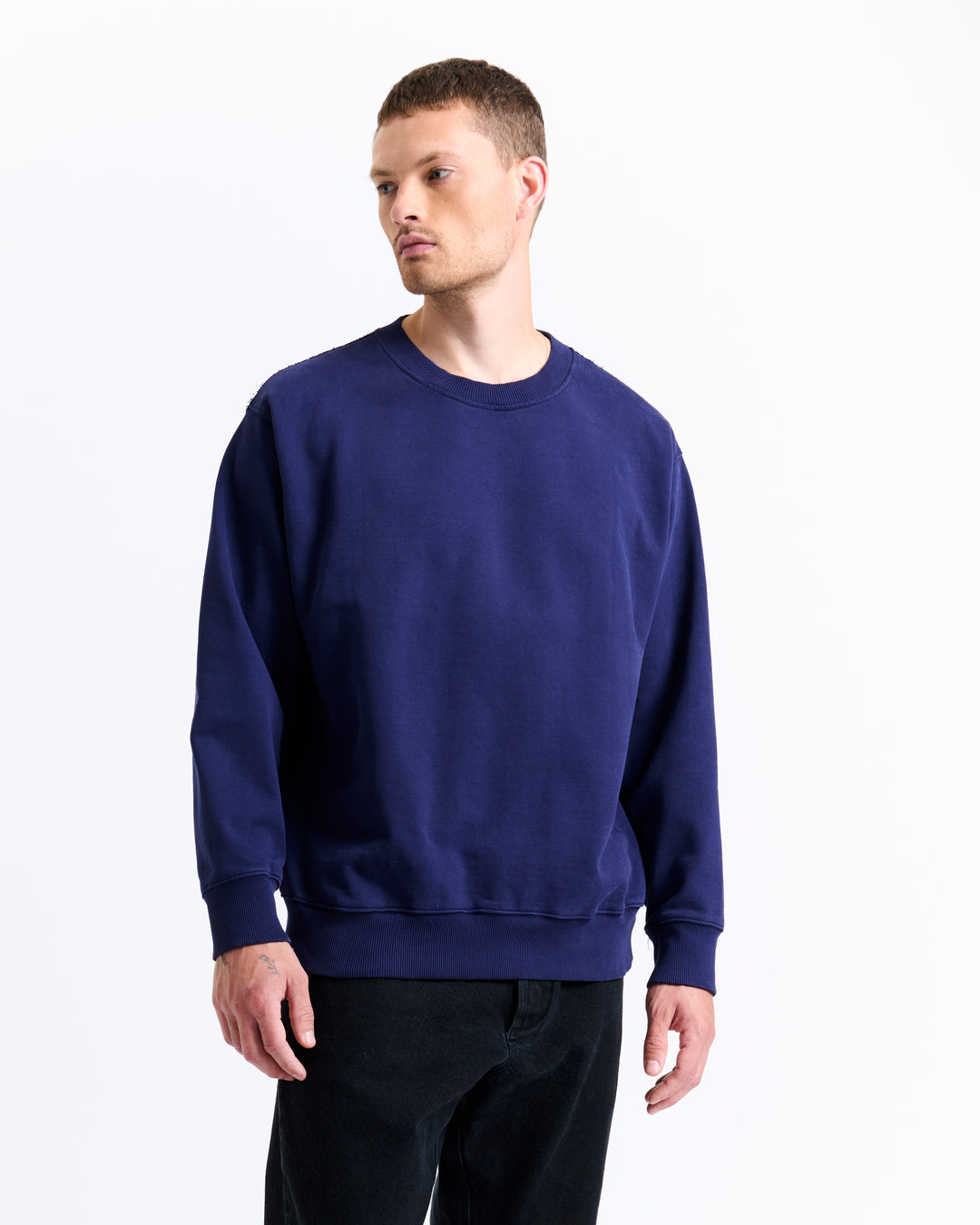 New Optimist menswear Tiel | Relaxed fit crewneck Crewneck