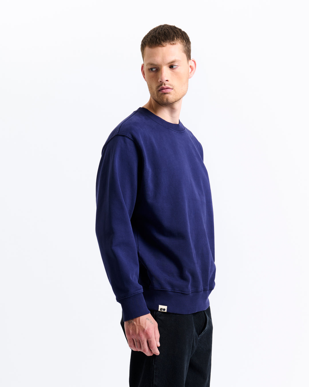 New Optimist menswear Tiel | Relaxed fit crewneck Crewneck