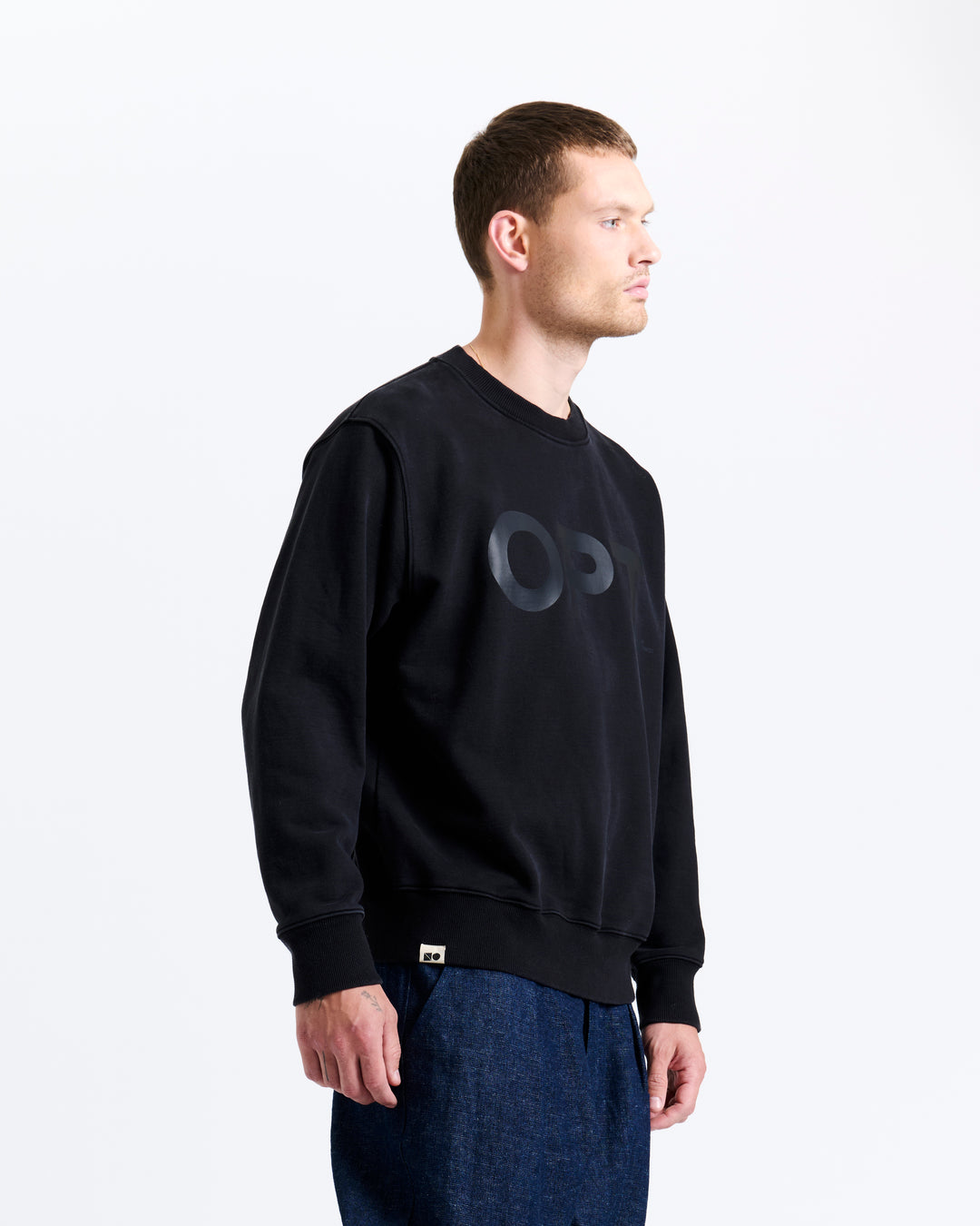 New Optimist menswear Tiel | Relaxed fit crewneck Crewneck