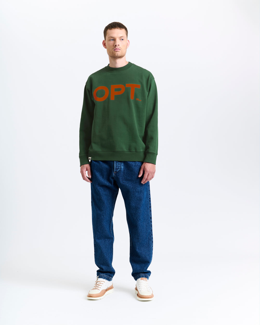 New Optimist menswear Tiel | Relaxed fit crewneck Crewneck