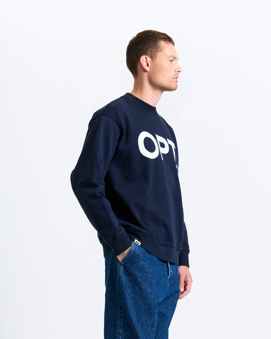 New Optimist menswear Tiel | Relaxed fit crewneck Crewneck