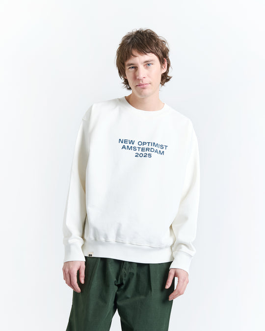 New Optimist menswear Tiel | Relaxed fit crewneck Crewneck