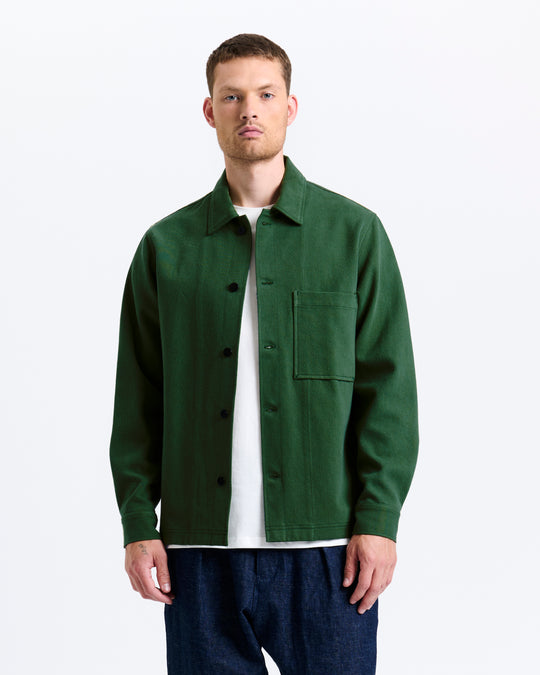 New Optimist menswear Veen | Relaxed twill overshirt Jacket