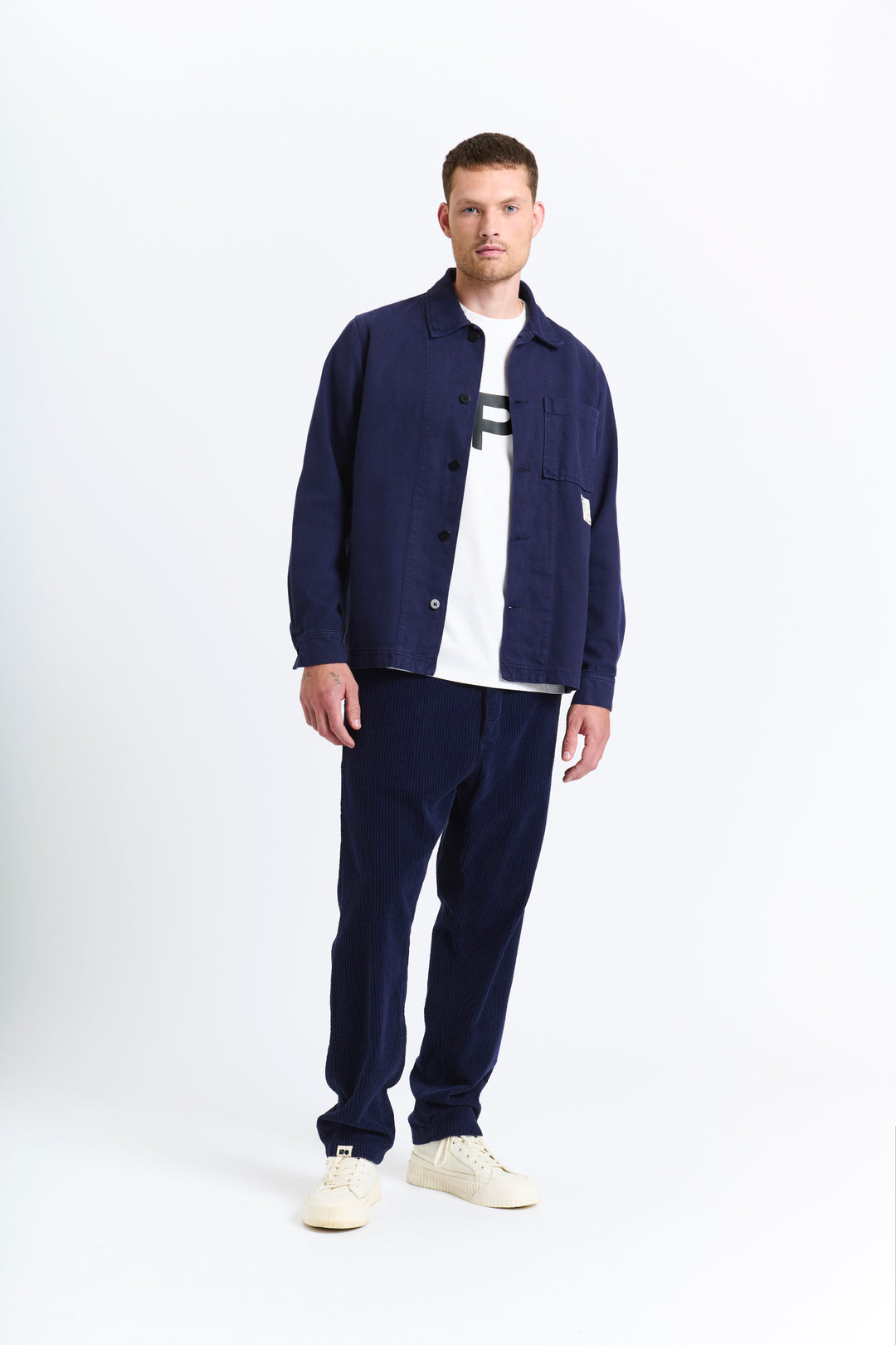 New Optimist menswear Veen | Relaxed twill overshirt Jacket